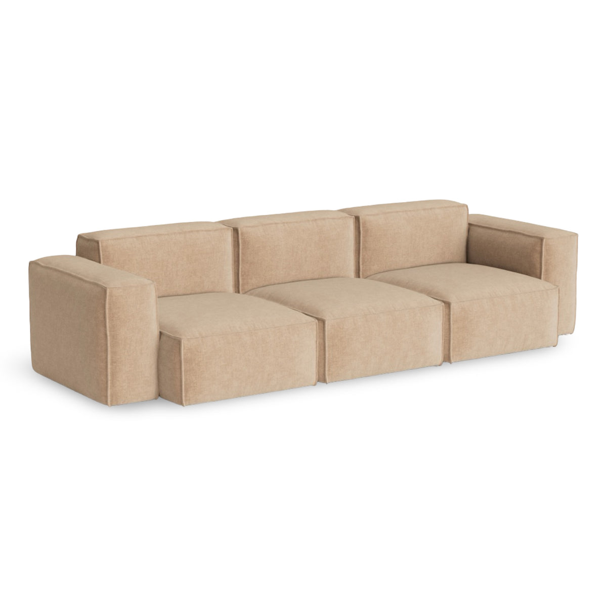 HAY Mags Soft - Low Armrest w. Removable Cover - 3-Seater Sofa Combination 1