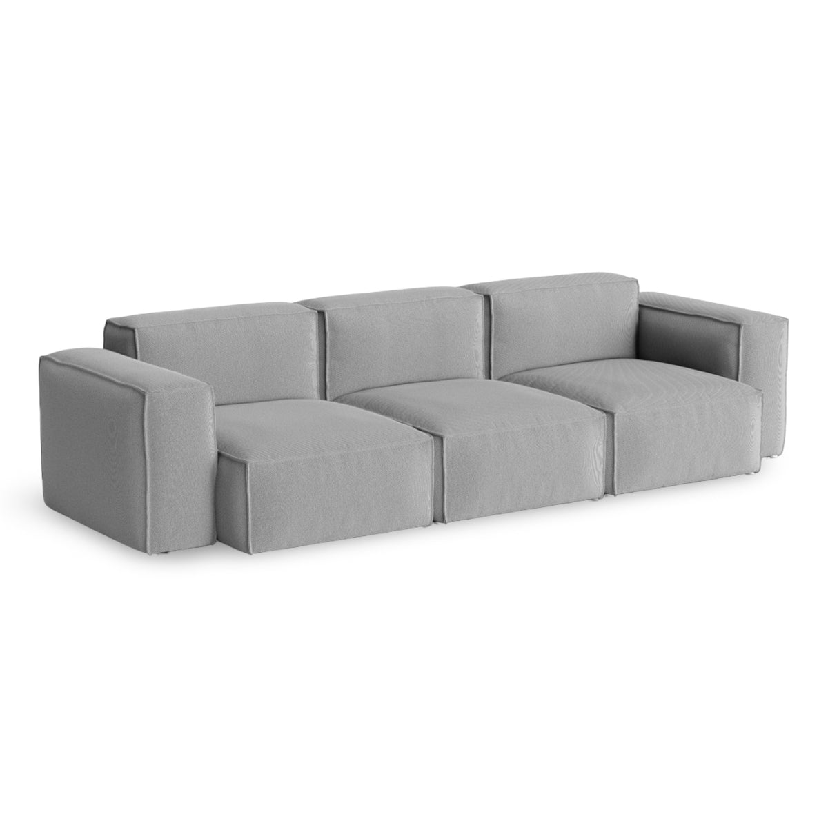 HAY Mags Soft - Low Armrest w. Removable Cover - 3-Seater Sofa Combination 1