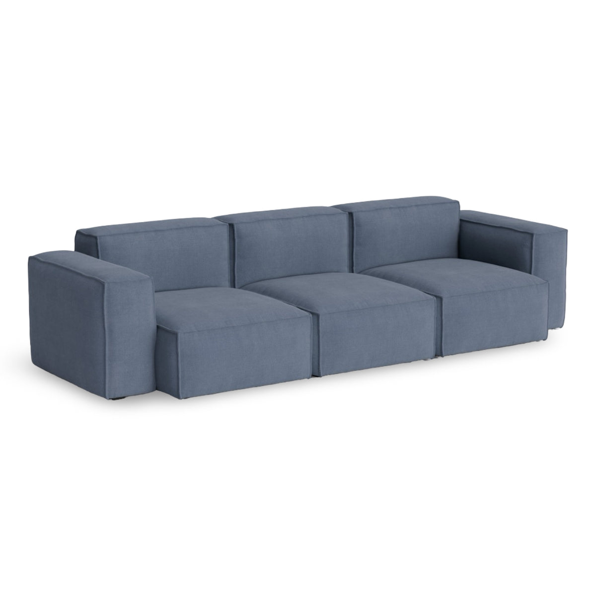 HAY Mags Soft - Low Armrest w. Removable Cover - 3-Seater Sofa Combination 1