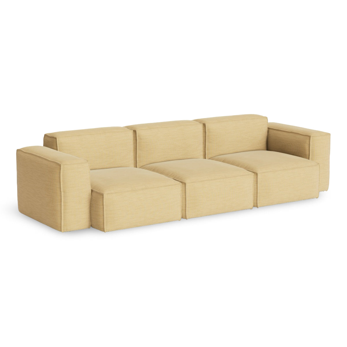HAY Mags Soft - Low Armrest w. Removable Cover - 3-Seater Sofa Combination 1
