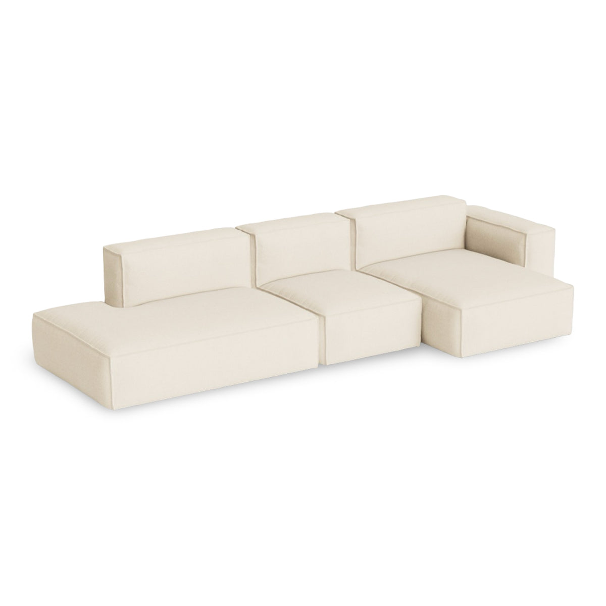 HAY Mags Soft - Low Armrest w. Removable Cover - 3-Seater Sofa Combination 4