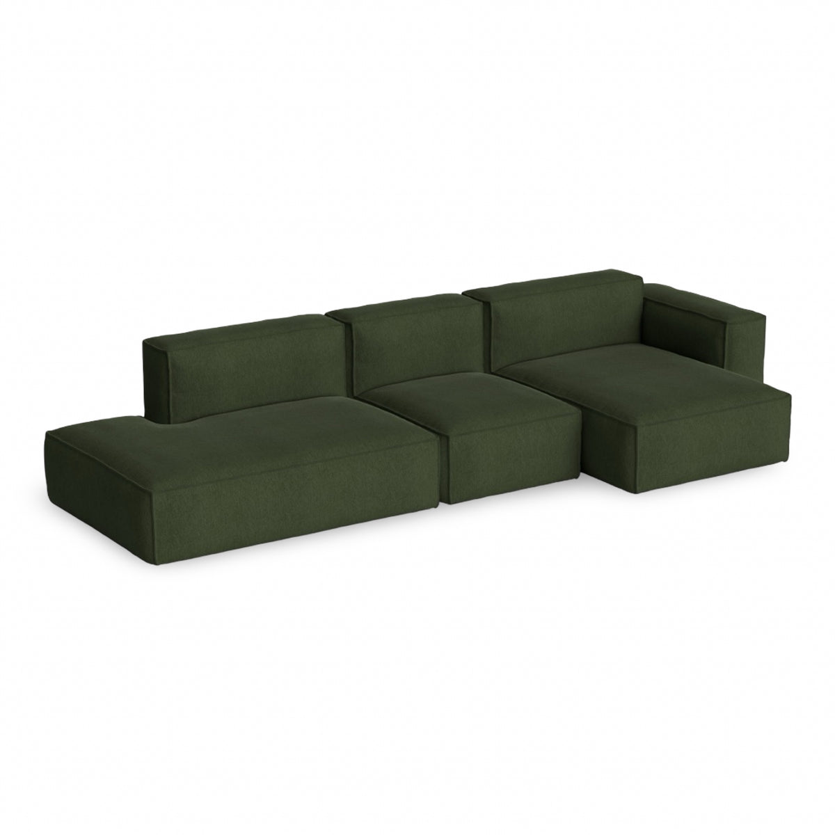HAY Mags Soft - Low Armrest w. Removable Cover - 3-Seater Sofa Combination 4