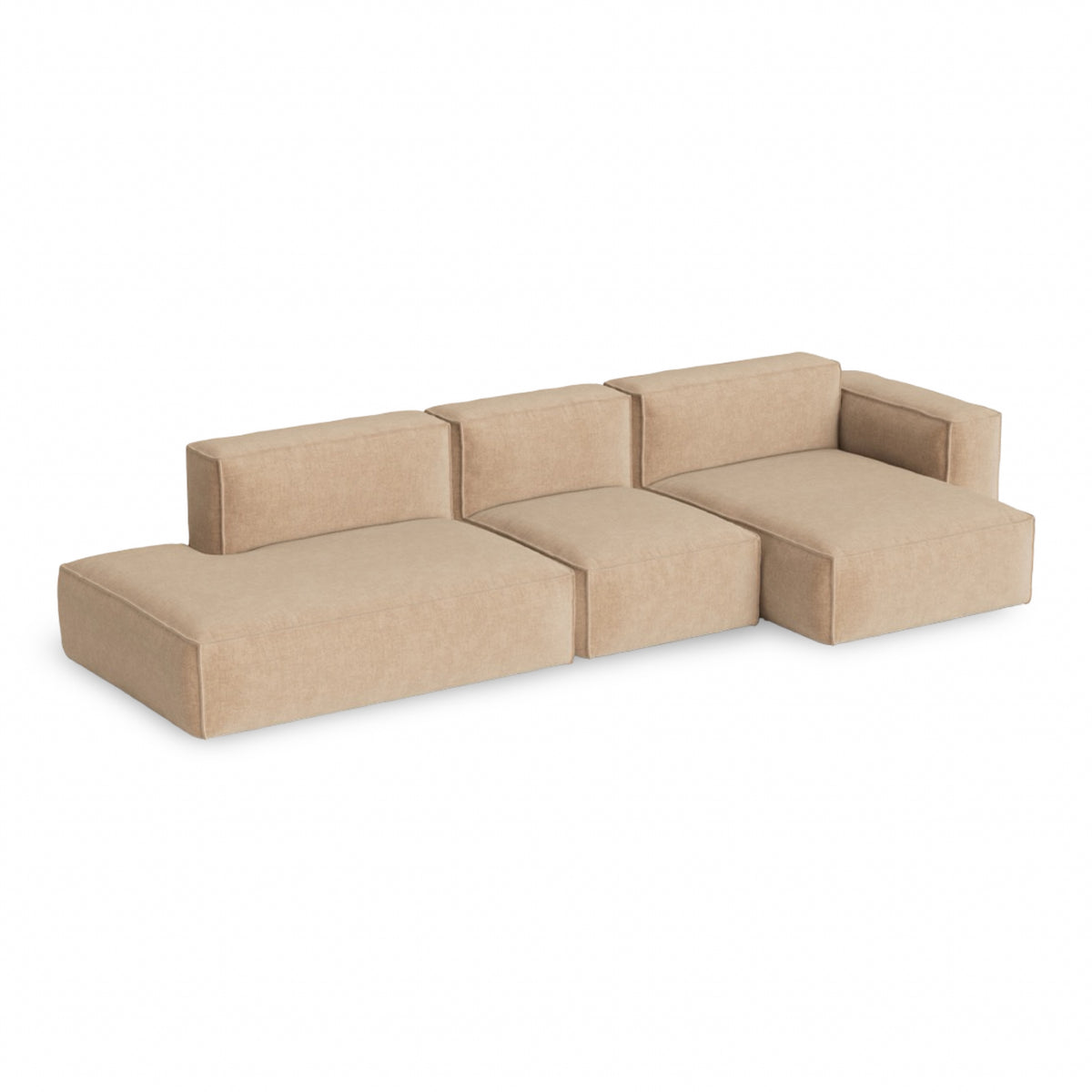 HAY Mags Soft - Low Armrest w. Removable Cover - 3-Seater Sofa Combination 4