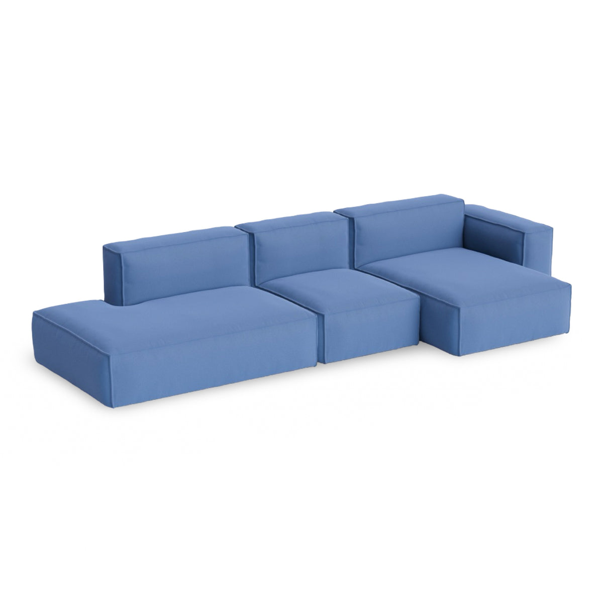 HAY Mags Soft - Low Armrest w. Removable Cover - 3-Seater Sofa Combination 4