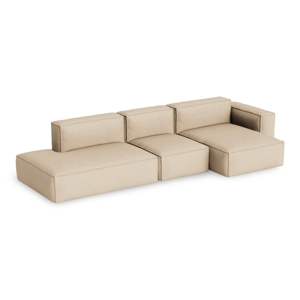 HAY Mags Soft - Low Armrest w. Removable Cover - 3-Seater Sofa Combination 4