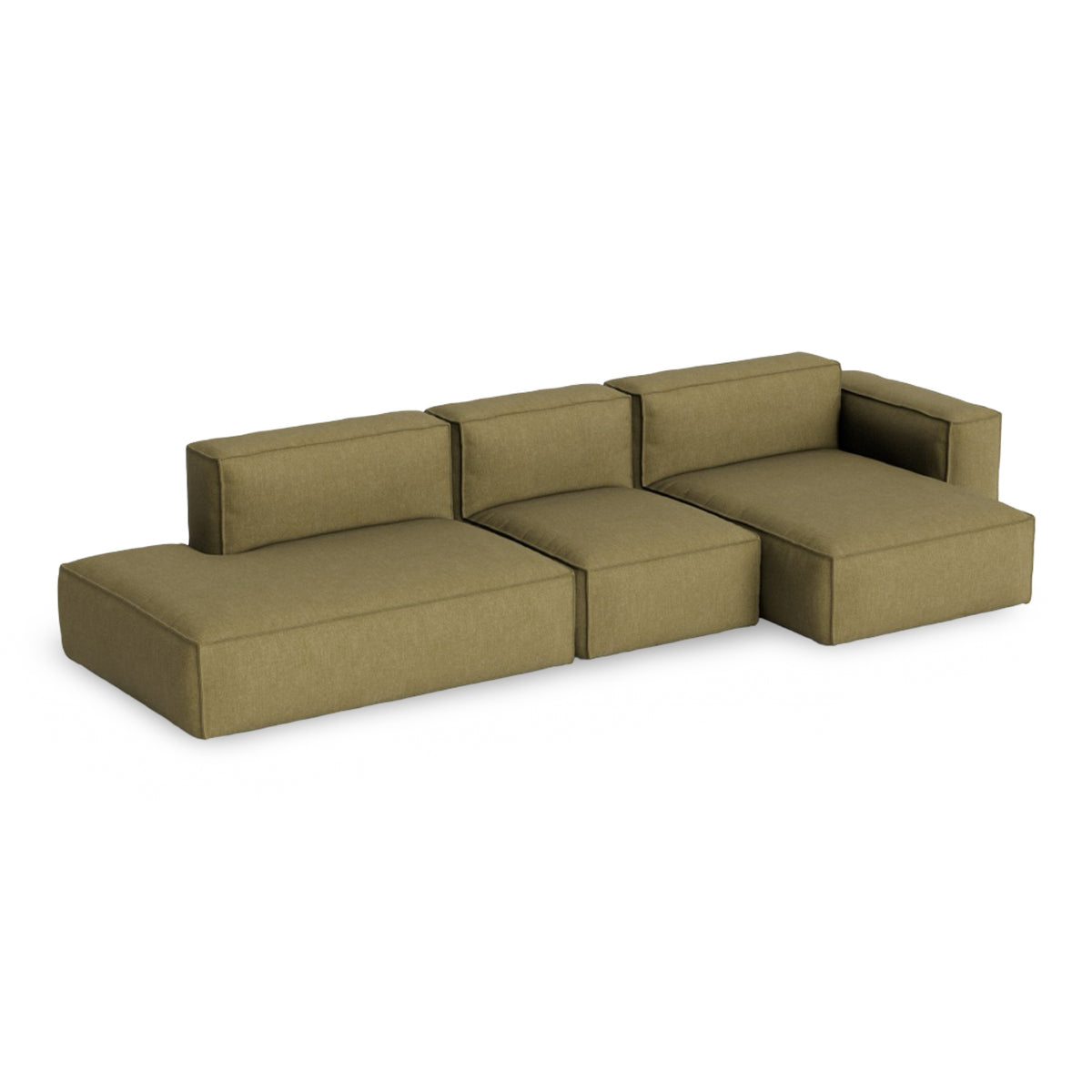 HAY Mags Soft - Low Armrest w. Removable Cover - 3-Seater Sofa Combination 4
