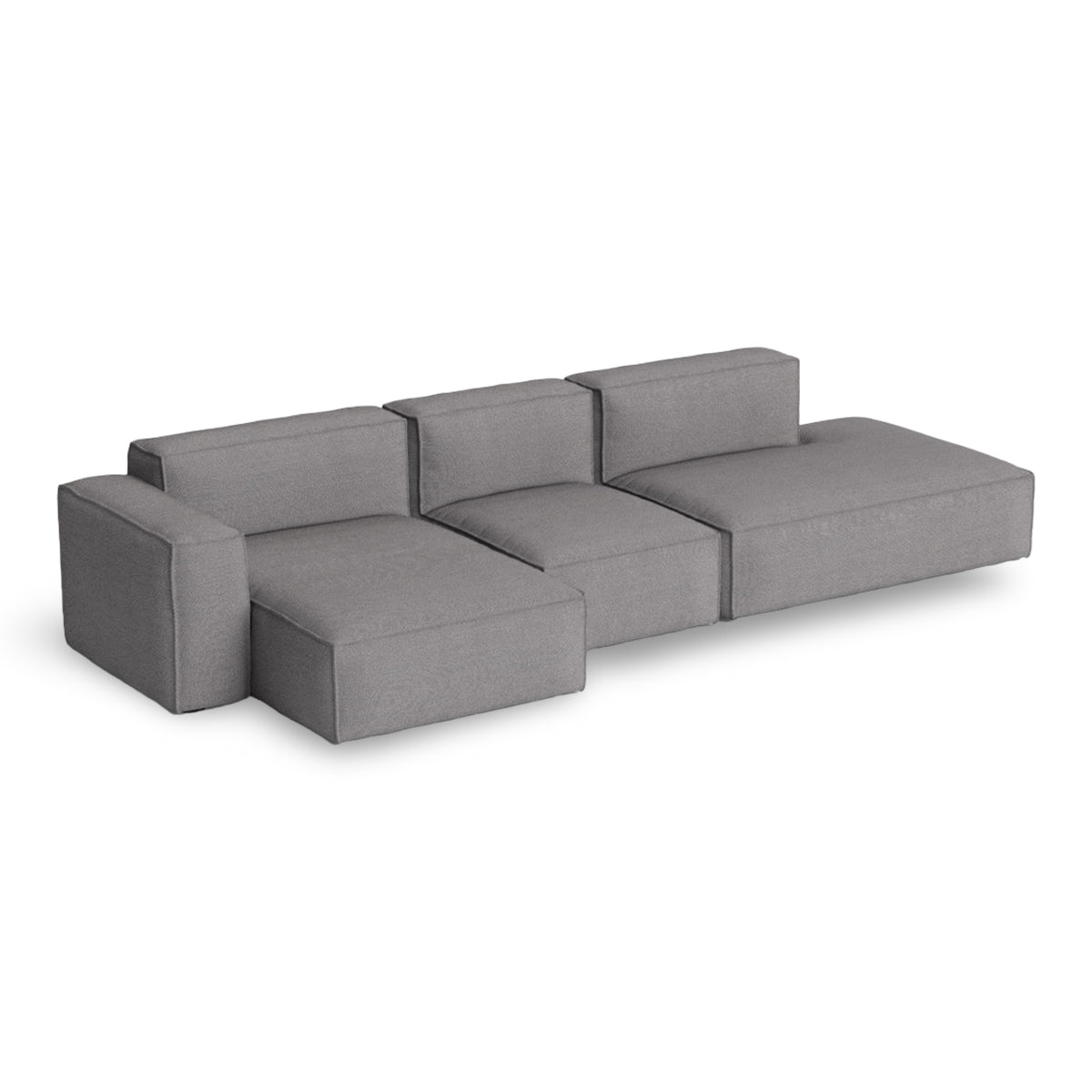 HAY Mags Soft - Low Armrest w. Removable Cover - 3-Seater Sofa Combination 4