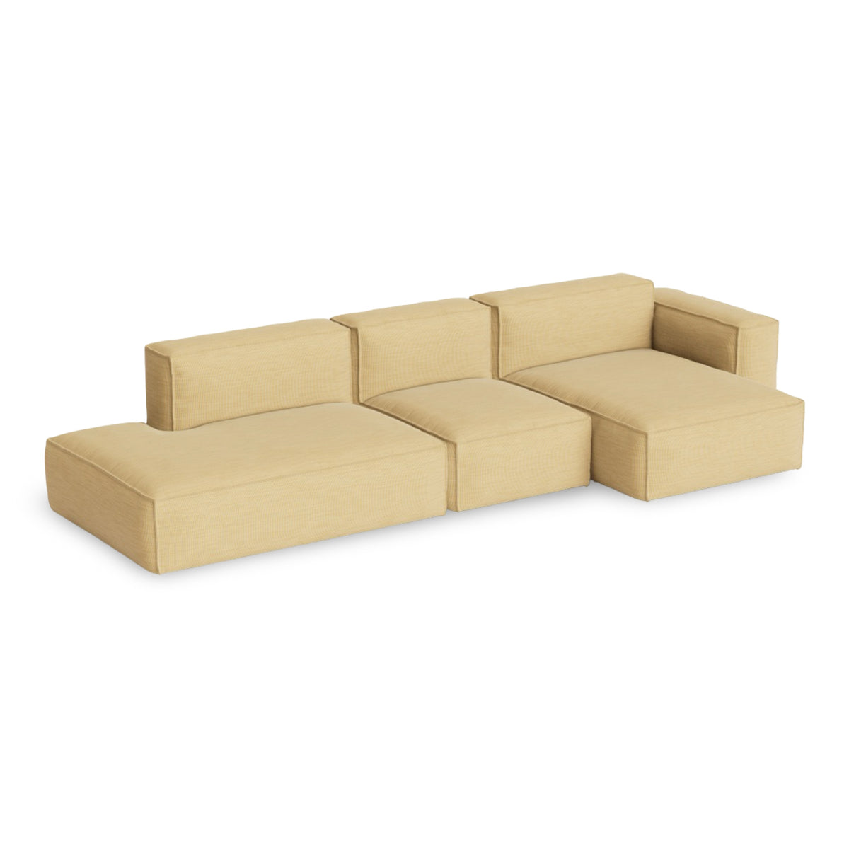 HAY Mags Soft - Low Armrest w. Removable Cover - 3-Seater Sofa Combination 4