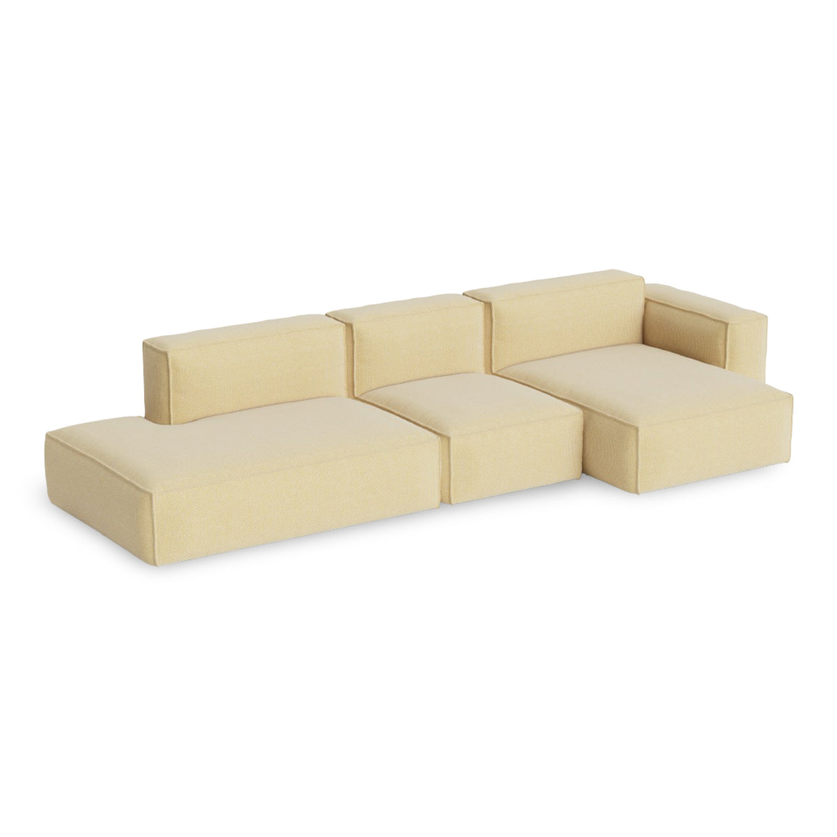 HAY Mags Soft - Low Armrest w. Removable Cover - 3-Seater Sofa Combination 4