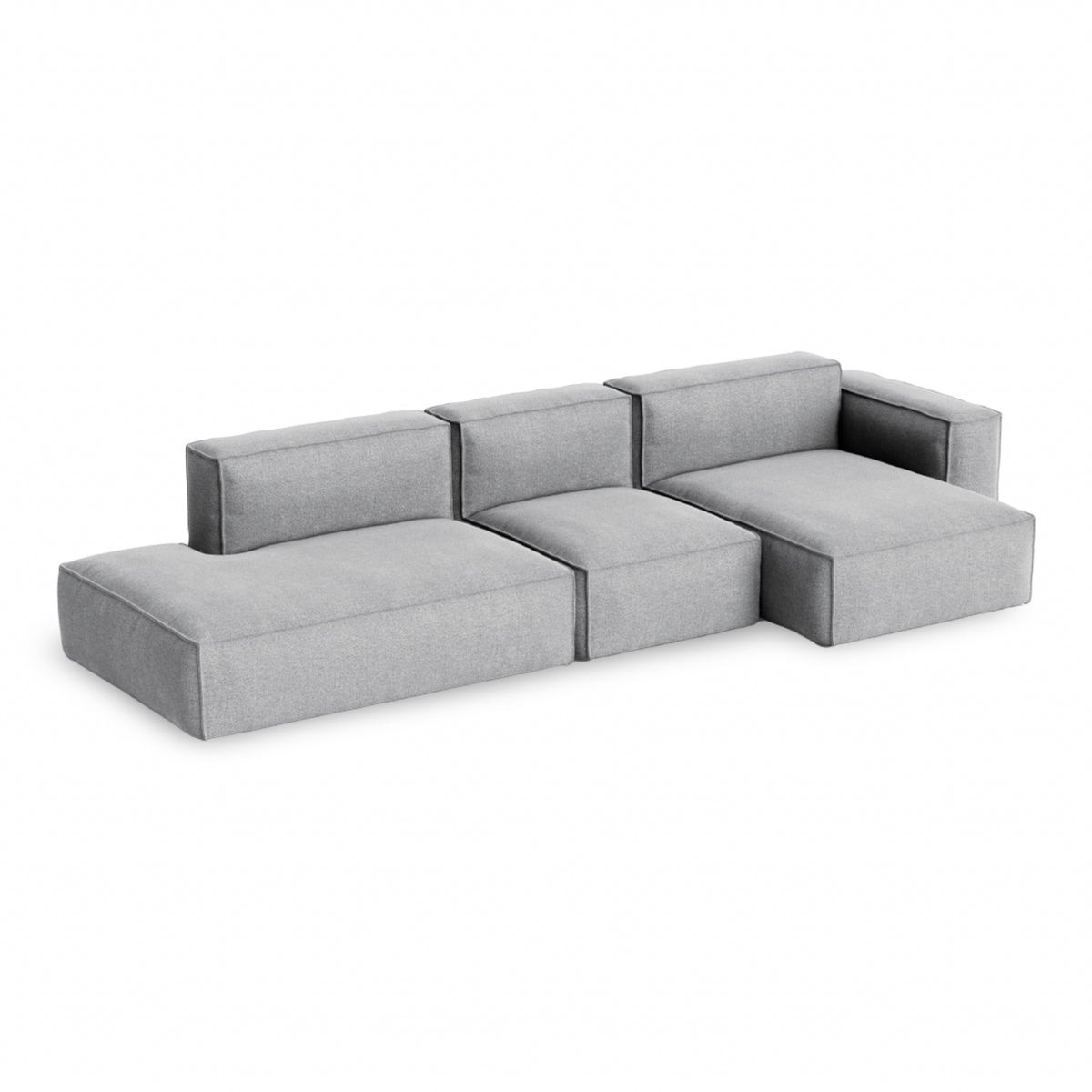 HAY Mags Soft - Low Armrest w. Removable Cover - 3-Seater Sofa Combination 4