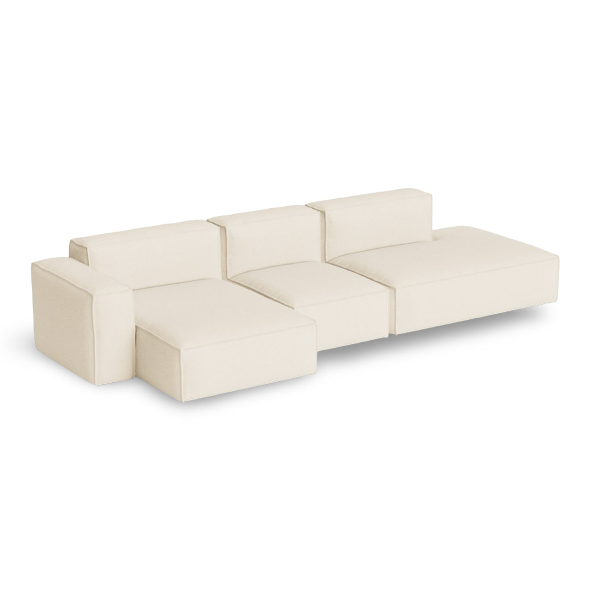HAY Mags Soft - Low Armrest w. Removable Cover - 3-Seater Sofa Combination 4
