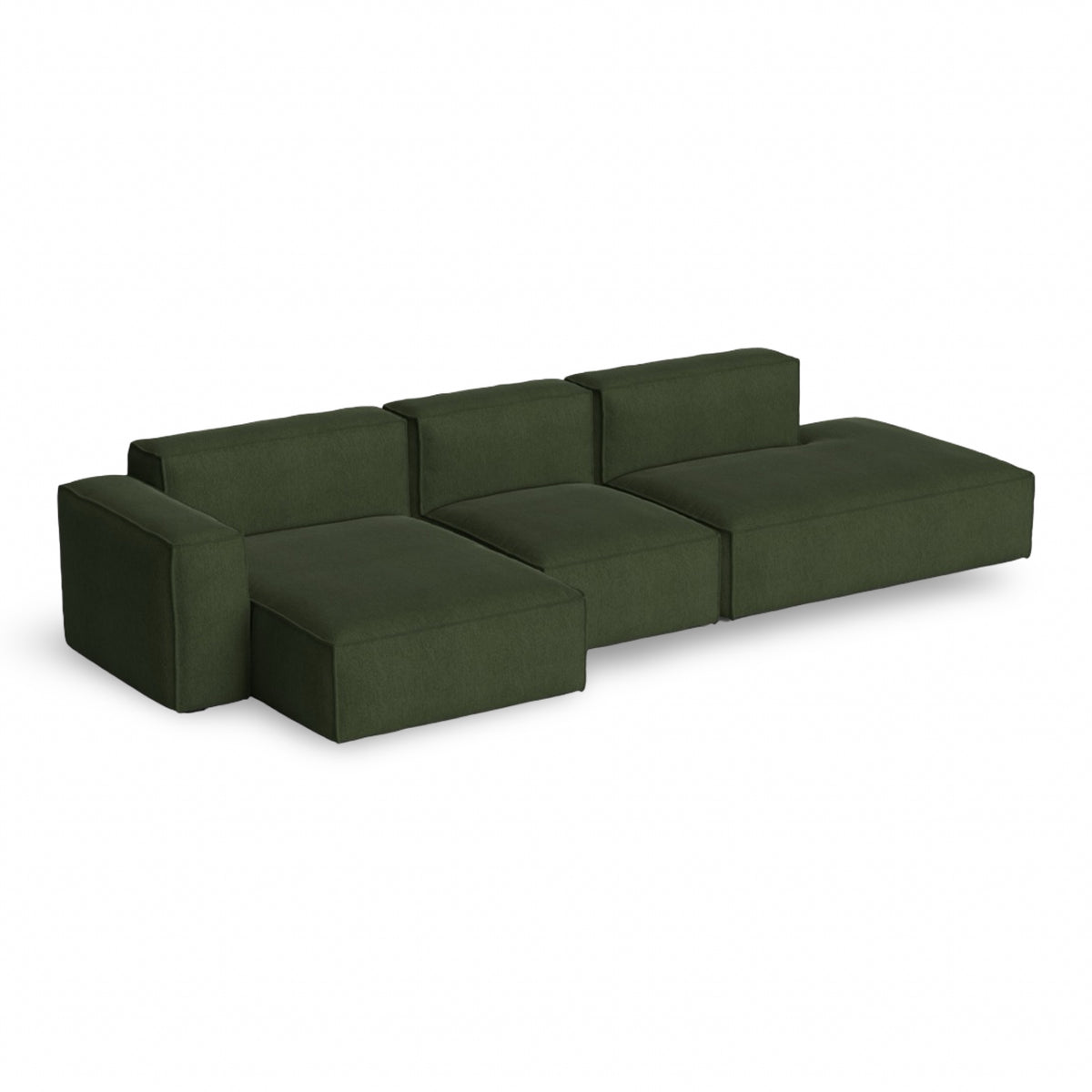 HAY Mags Soft - Low Armrest w. Removable Cover - 3-Seater Sofa Combination 4