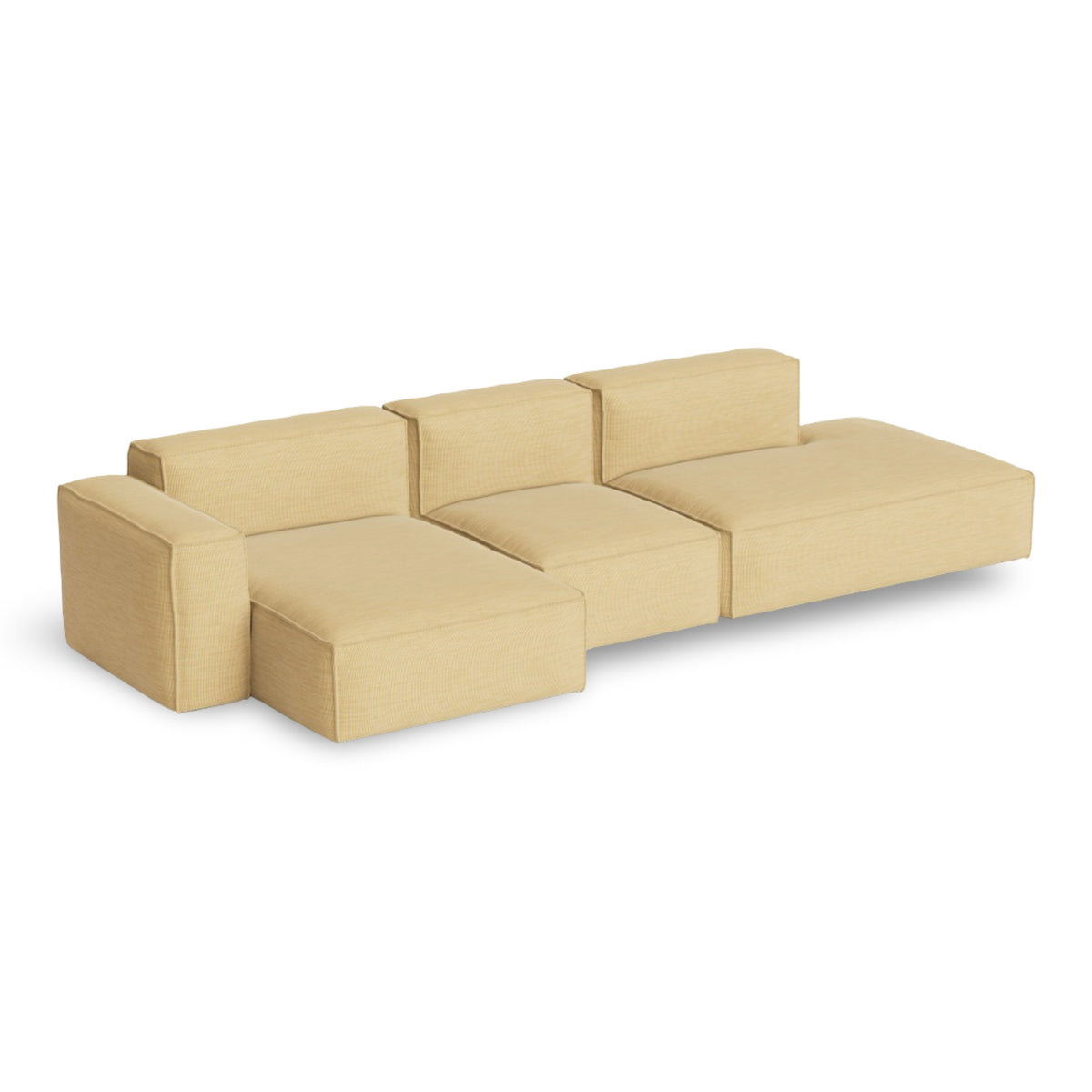 HAY Mags Soft - Low Armrest w. Removable Cover - 3-Seater Sofa Combination 4