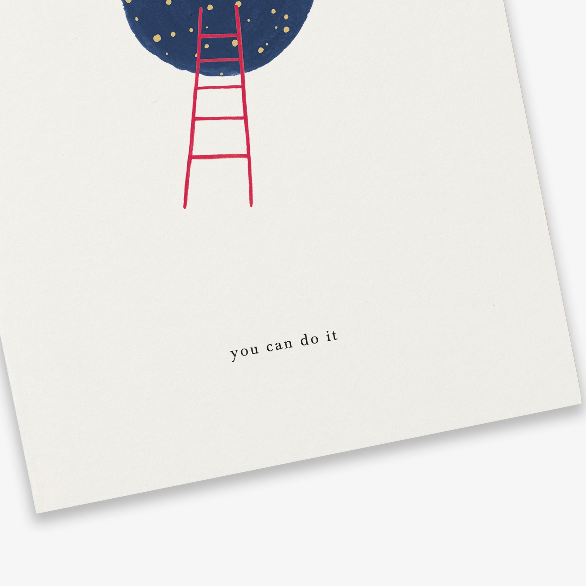 Kartotek Greeting Card - Sky Ladder (You Can Do It)