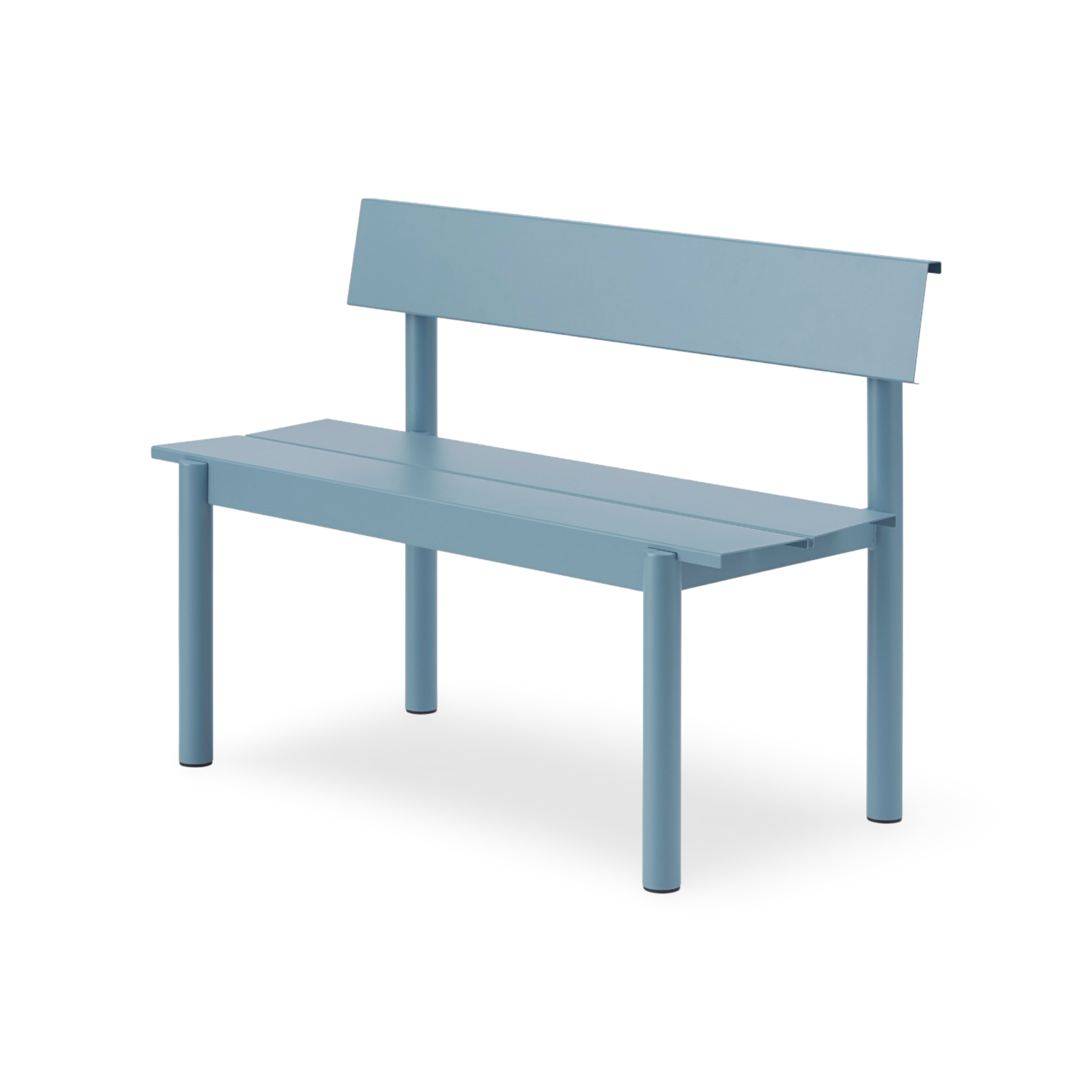 Muuto Linear Steel Outdoor Bench w. Backrest - 110cm