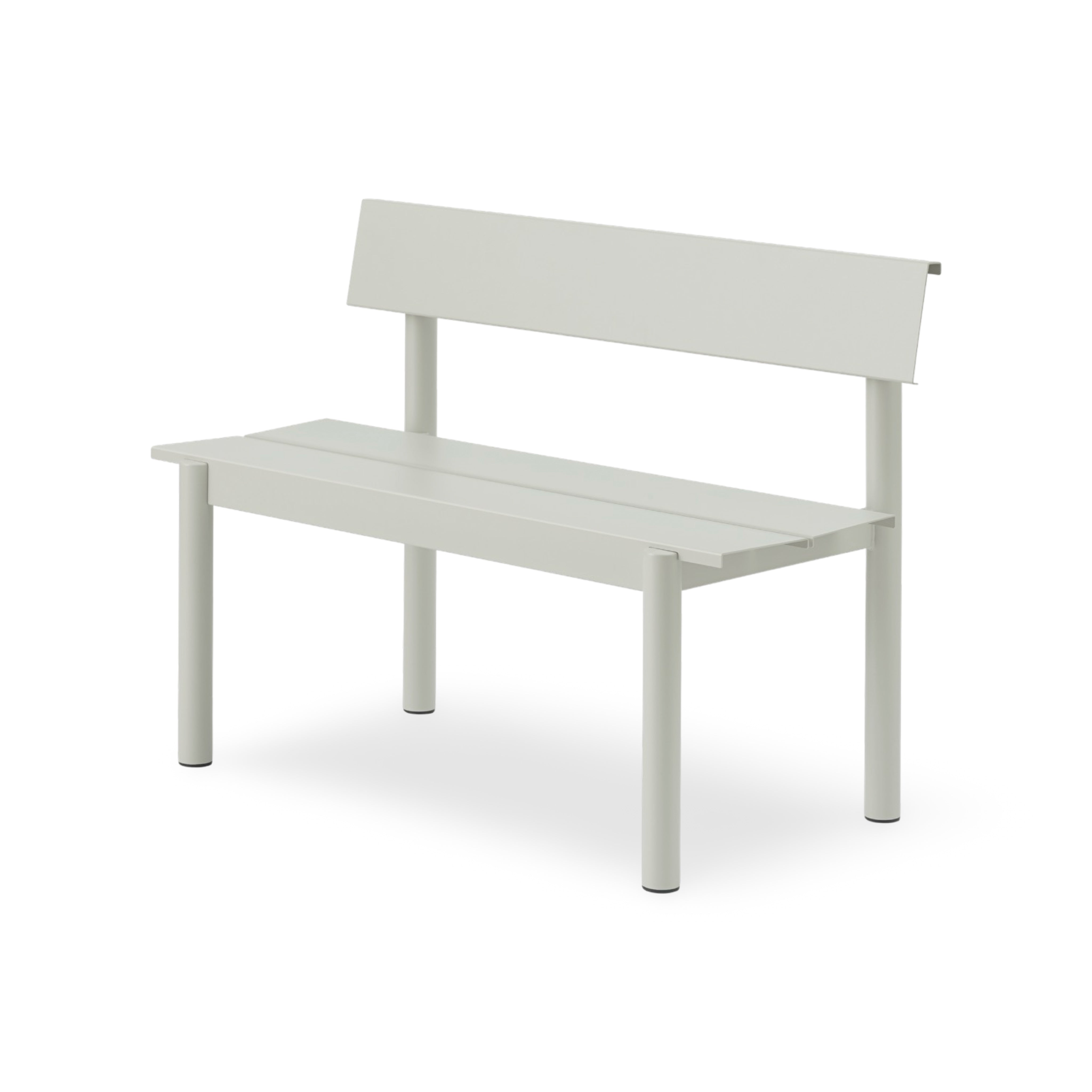 Muuto Linear Steel Outdoor Bench w. Backrest - 110cm
