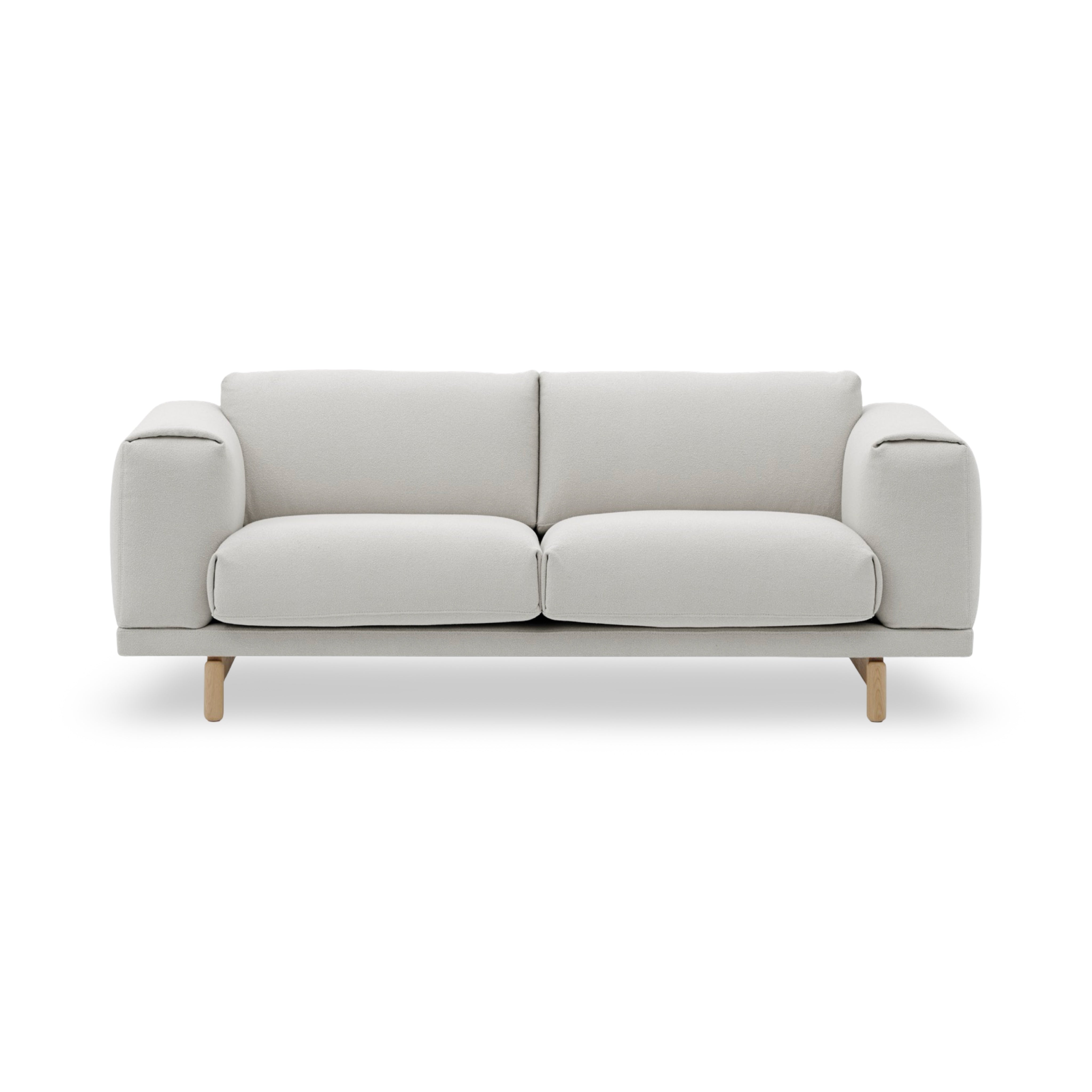 Muuto Rest 2-Seater Sofa - Wood Base