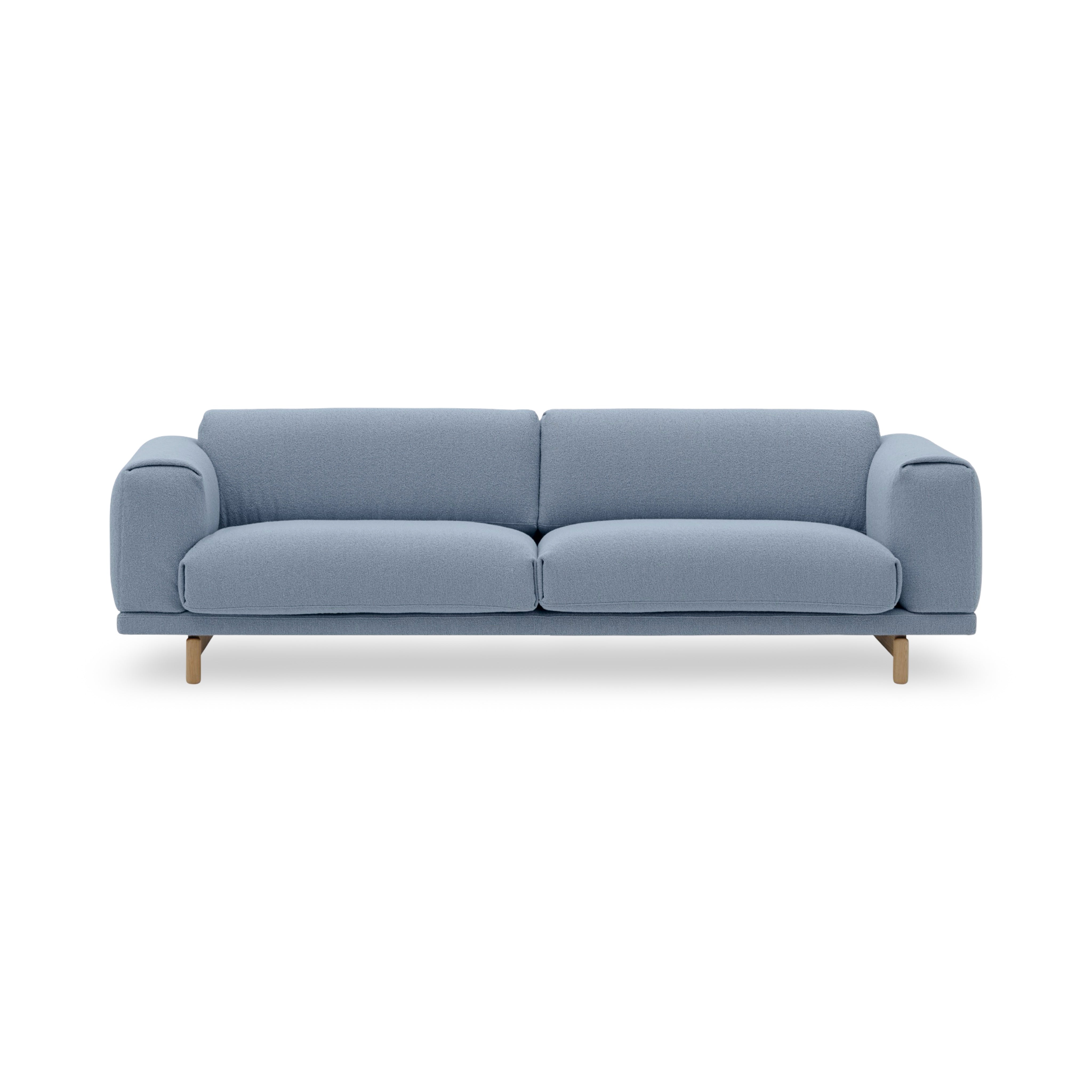 Muuto Rest 3-Seater Sofa - Wood Base