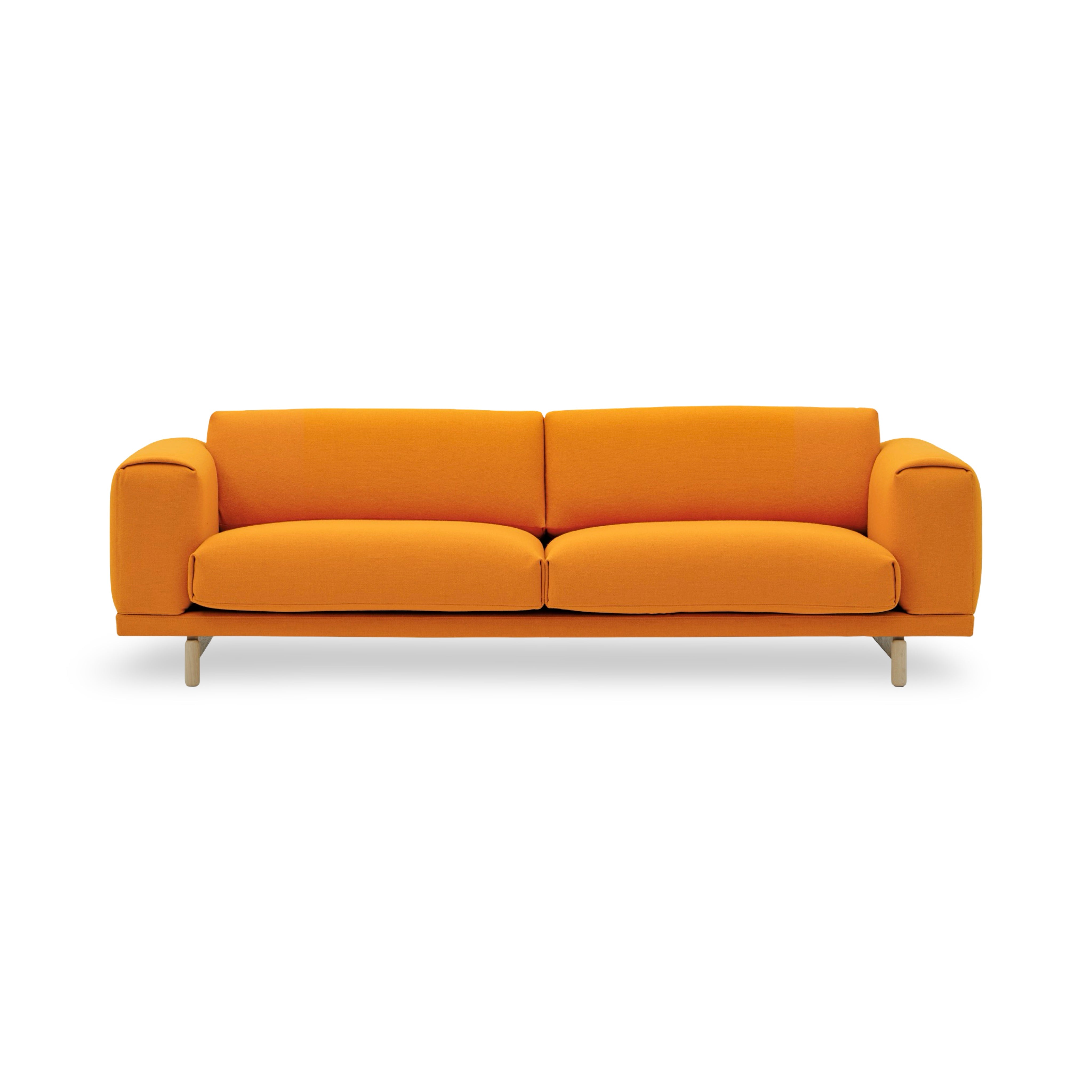 Muuto Rest 3-Seater Sofa - Wood Base