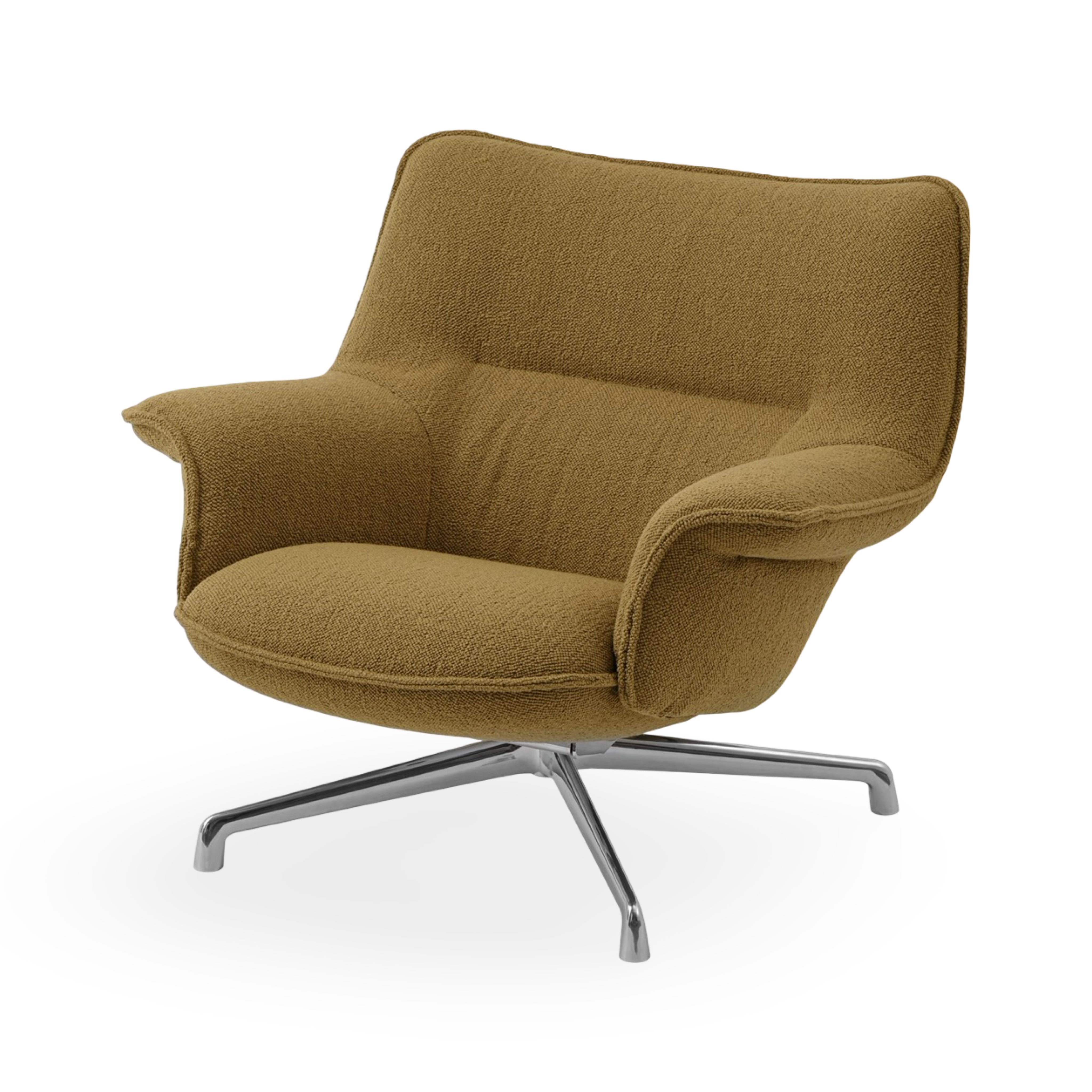 Muuto Doze Lounge Chair Low Back - Swivel Base