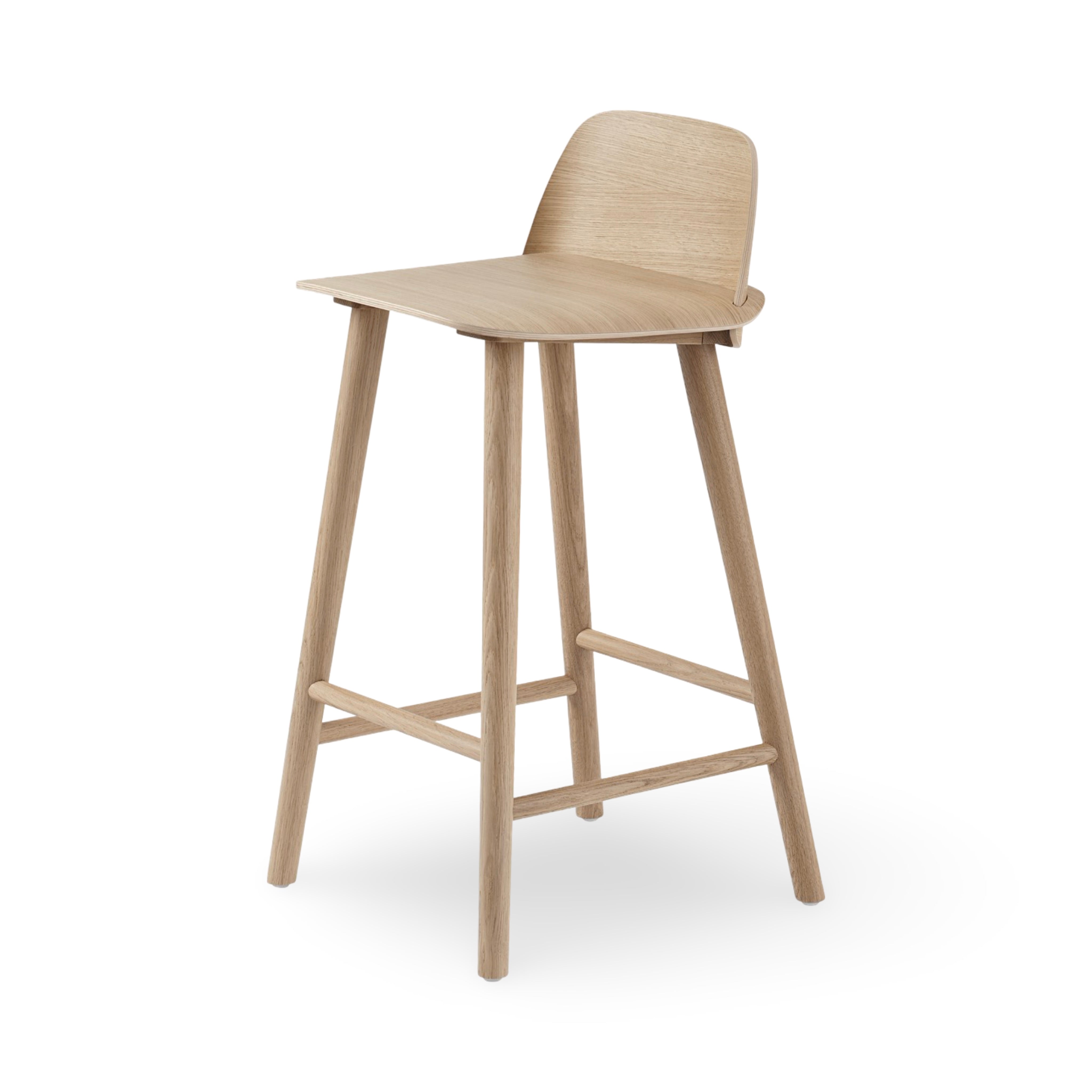 Muuto Nerd Bar Stool H65 – Oak (Ex-display)