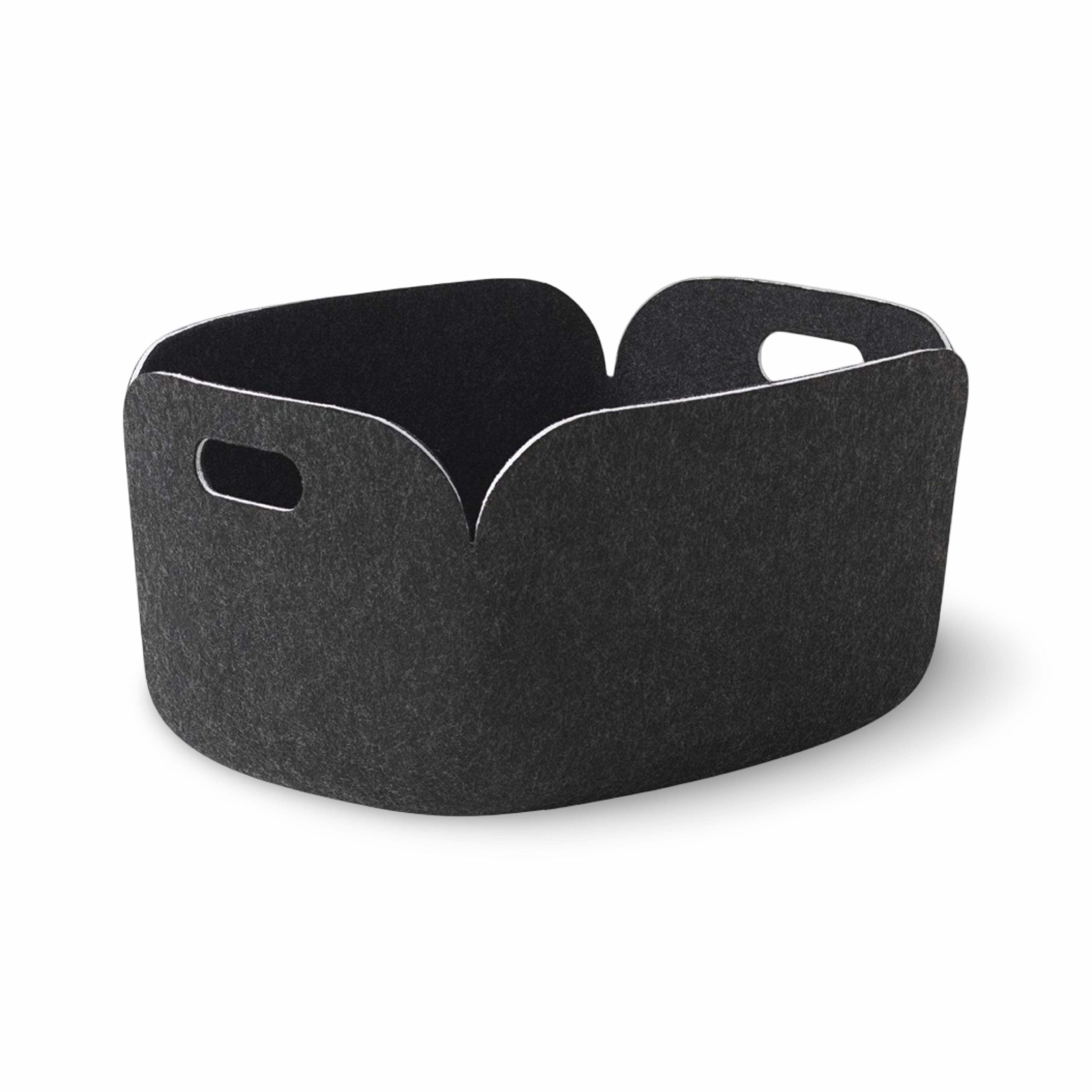 Muuto Restore Basket 48x35cm - Black Mélange