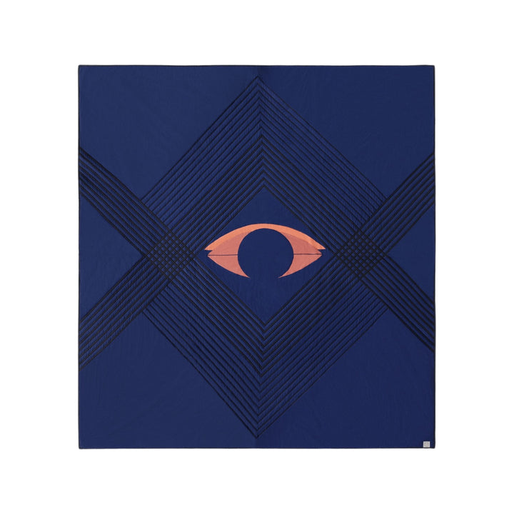 &Tradition The Eye Bedspread - Blue (AP9)