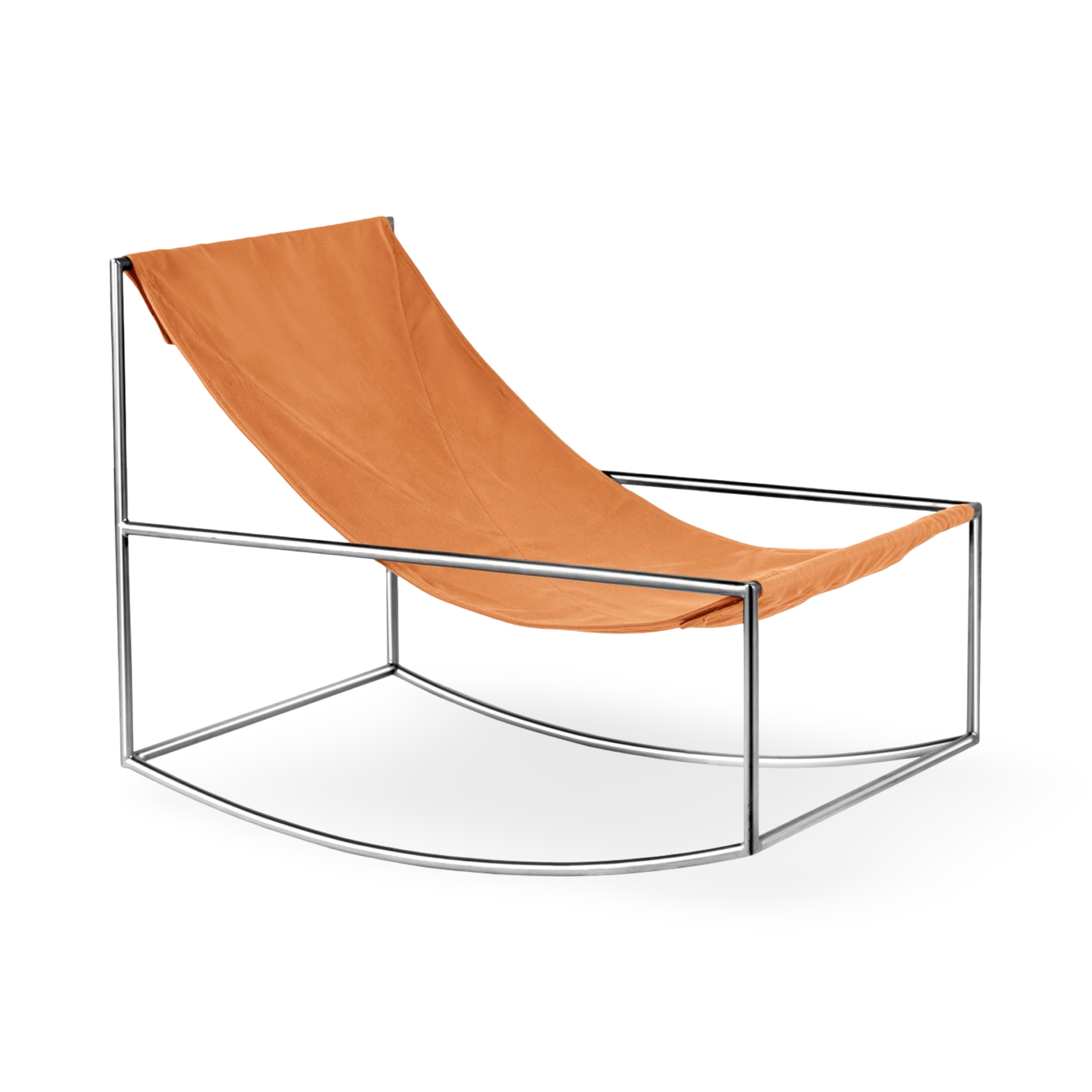 Valerie Objects Outdoor Rocking Chair Stainless Steel