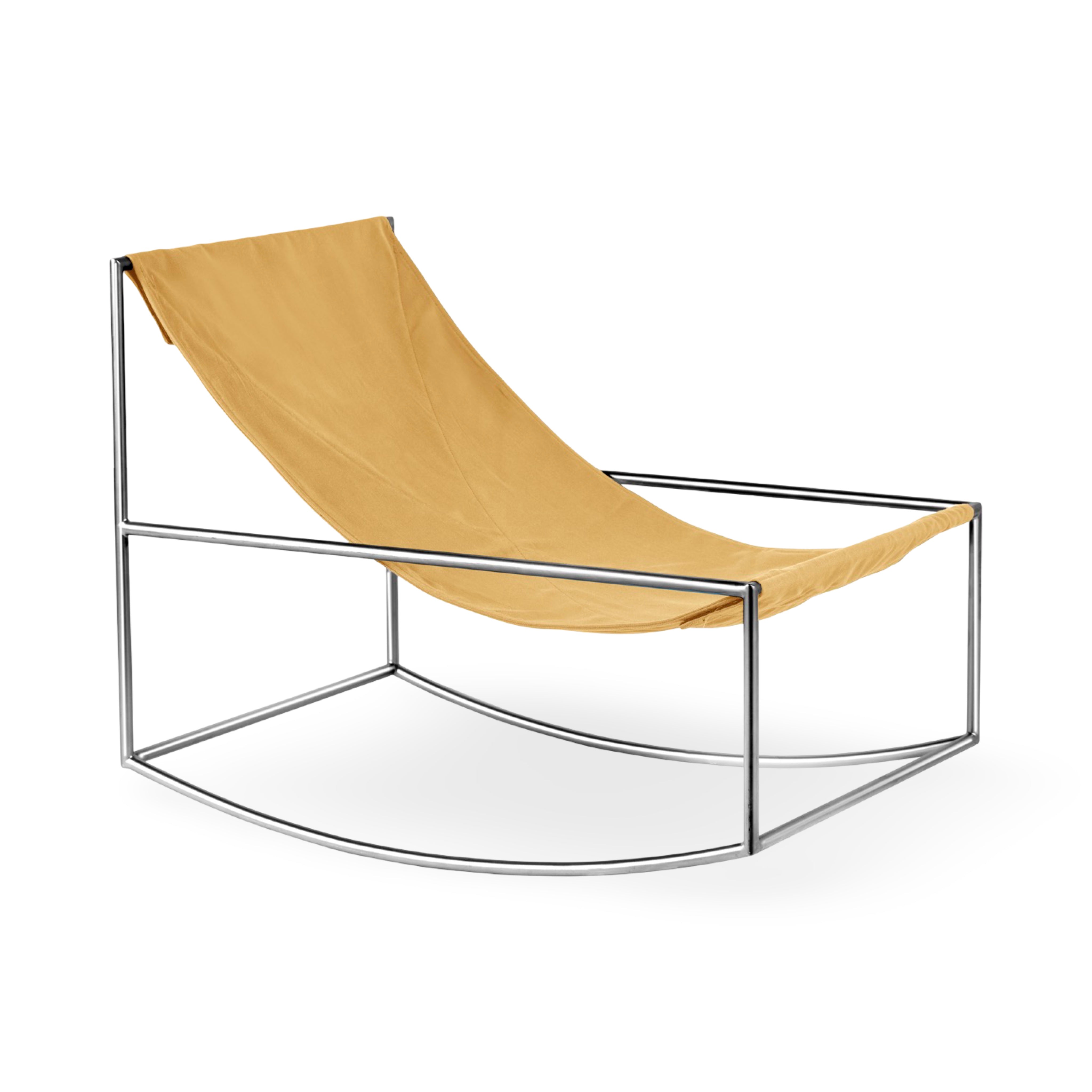 Valerie Objects Outdoor Rocking Chair Stainless Steel