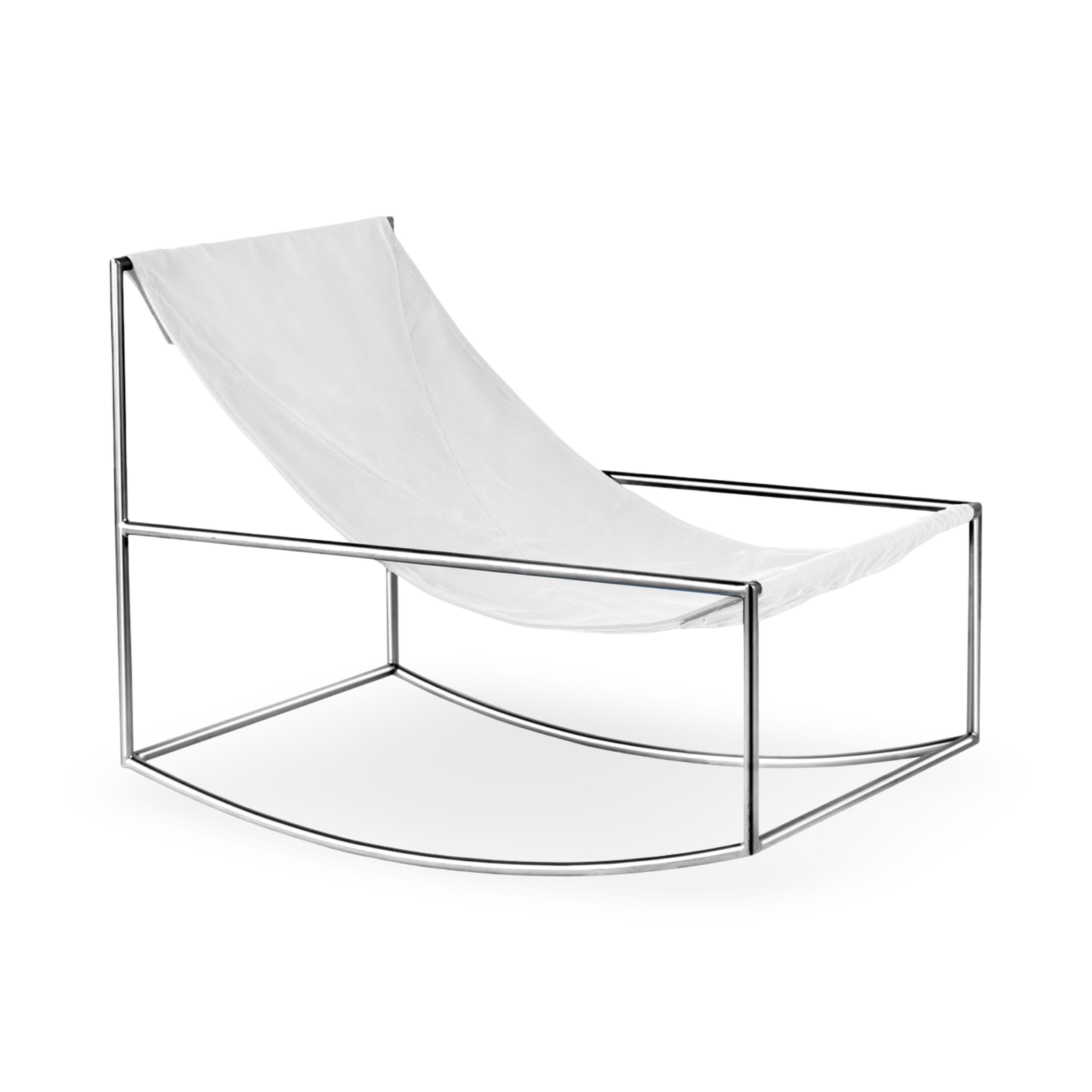 Valerie Objects Outdoor Rocking Chair Stainless Steel