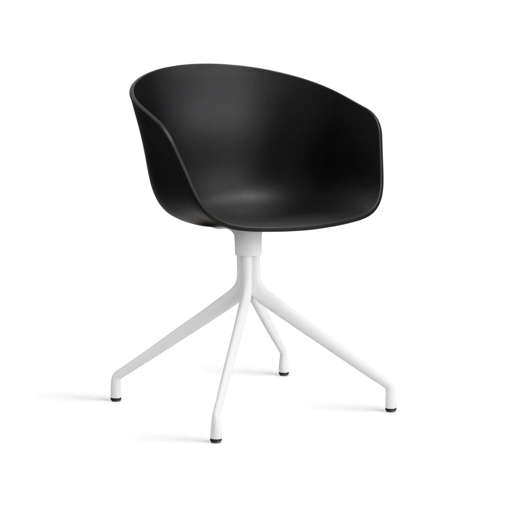 HAY AAC 20 black 2.0 shell – white powder coated aluminium base