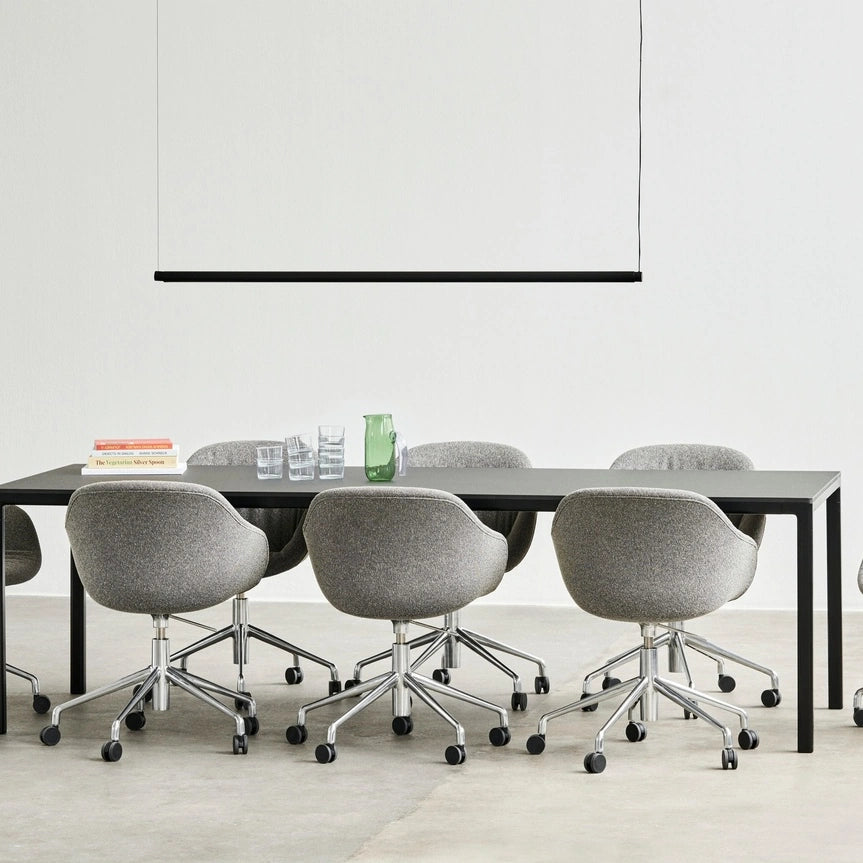 Family context: HAY AAC 253 Soft chairs around a conference table; the pictured model differs from this product.