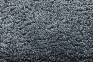 Sheepskin fabric — colour Charcoal, manufacturer swatch