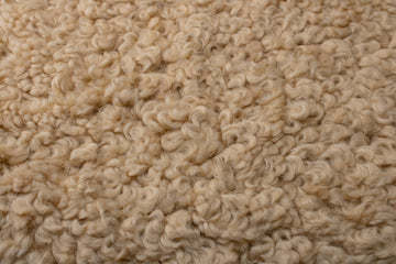 Sheepskin fabric — colour Honey, manufacturer swatch