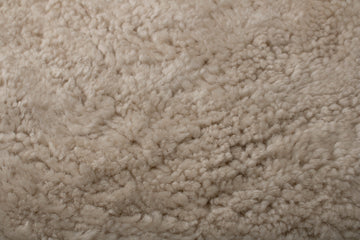 Sheepskin fabric — colour Moonlight, manufacturer swatch