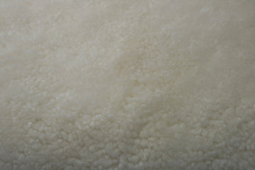 Sheepskin fabric — colour White, manufacturer swatch
