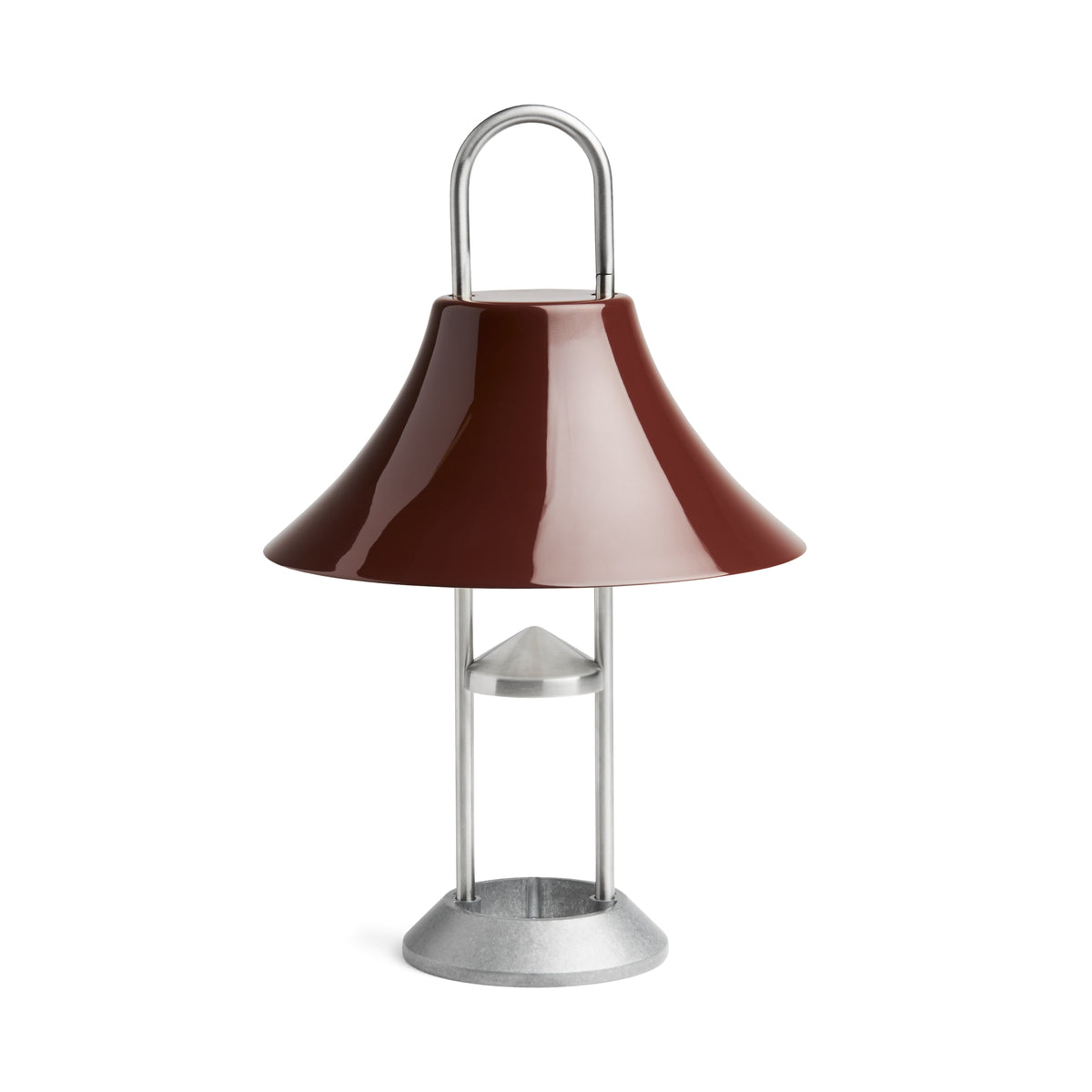 HAY Mousqueton Portable Lamp in iron red