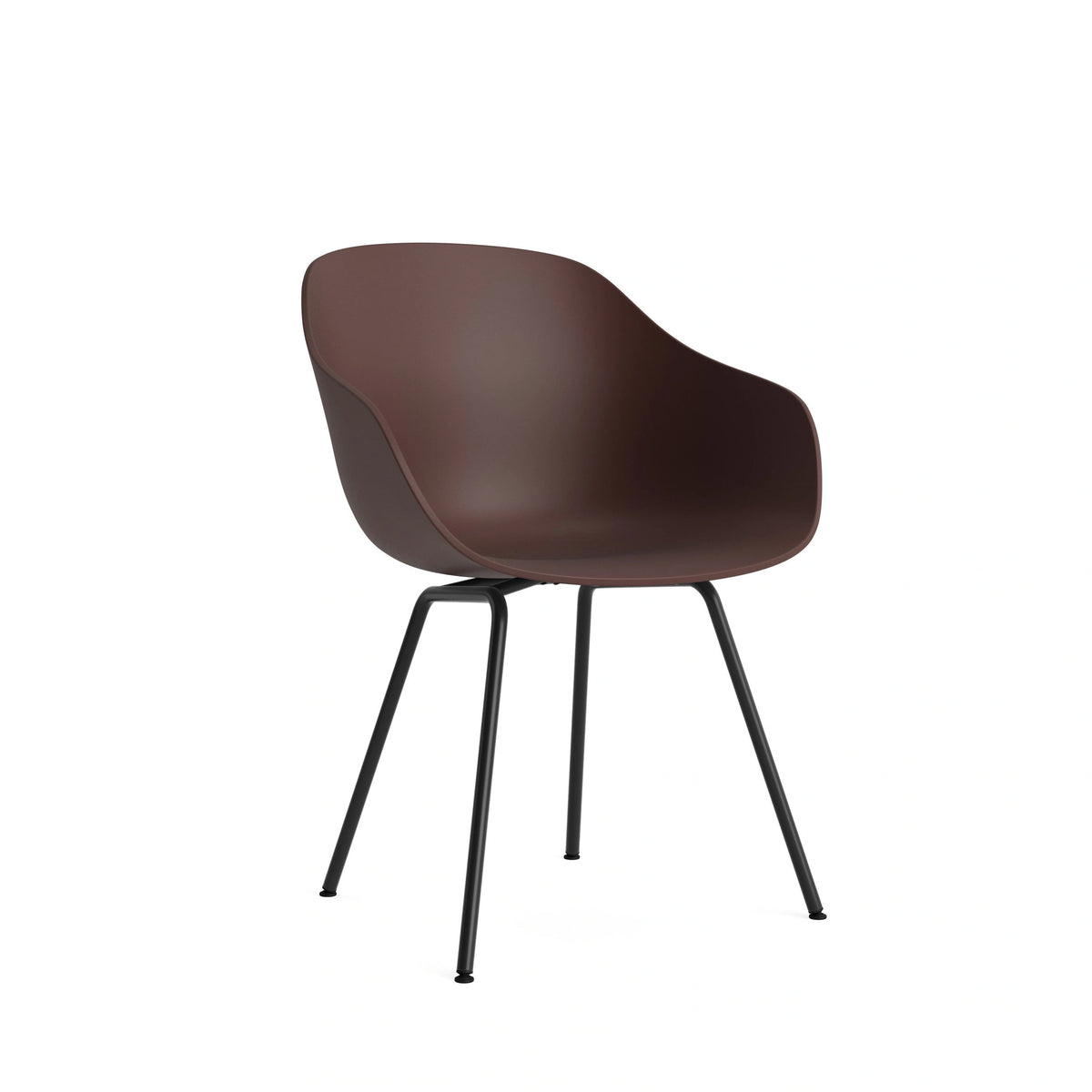 HAY About a Chair - AAC 226, Colour: Raisin, Legs: Black Powder Coated Steel