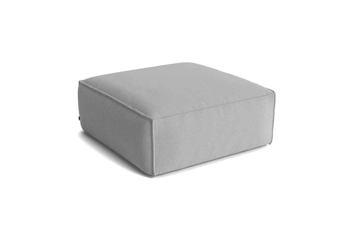 HAY Mags Soft Low removable-cover ottoman X-small S01RC, Steelcut Trio 113; supplied manufacturer photograph