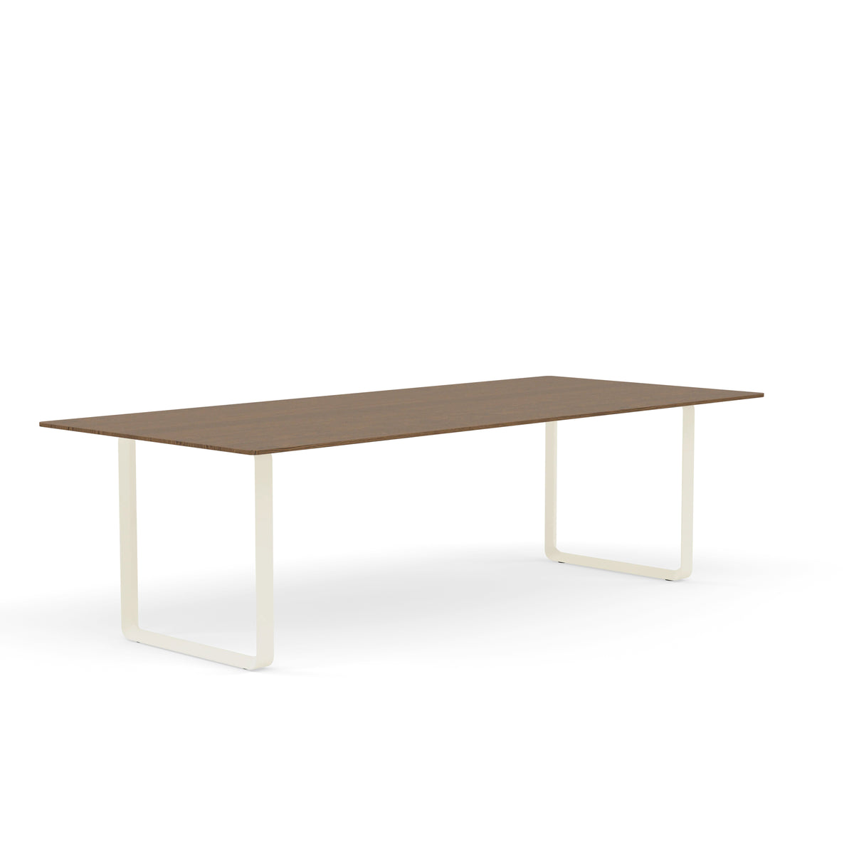 Muuto 70/70 Table in solid smoked oak with sand legs, 255 x 108cm
