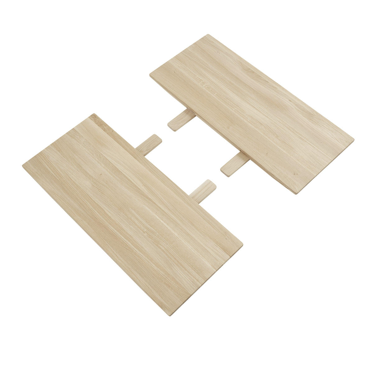 Muuto Earnest Extendable Table Extension Leaves, set of two, in Oiled Oak