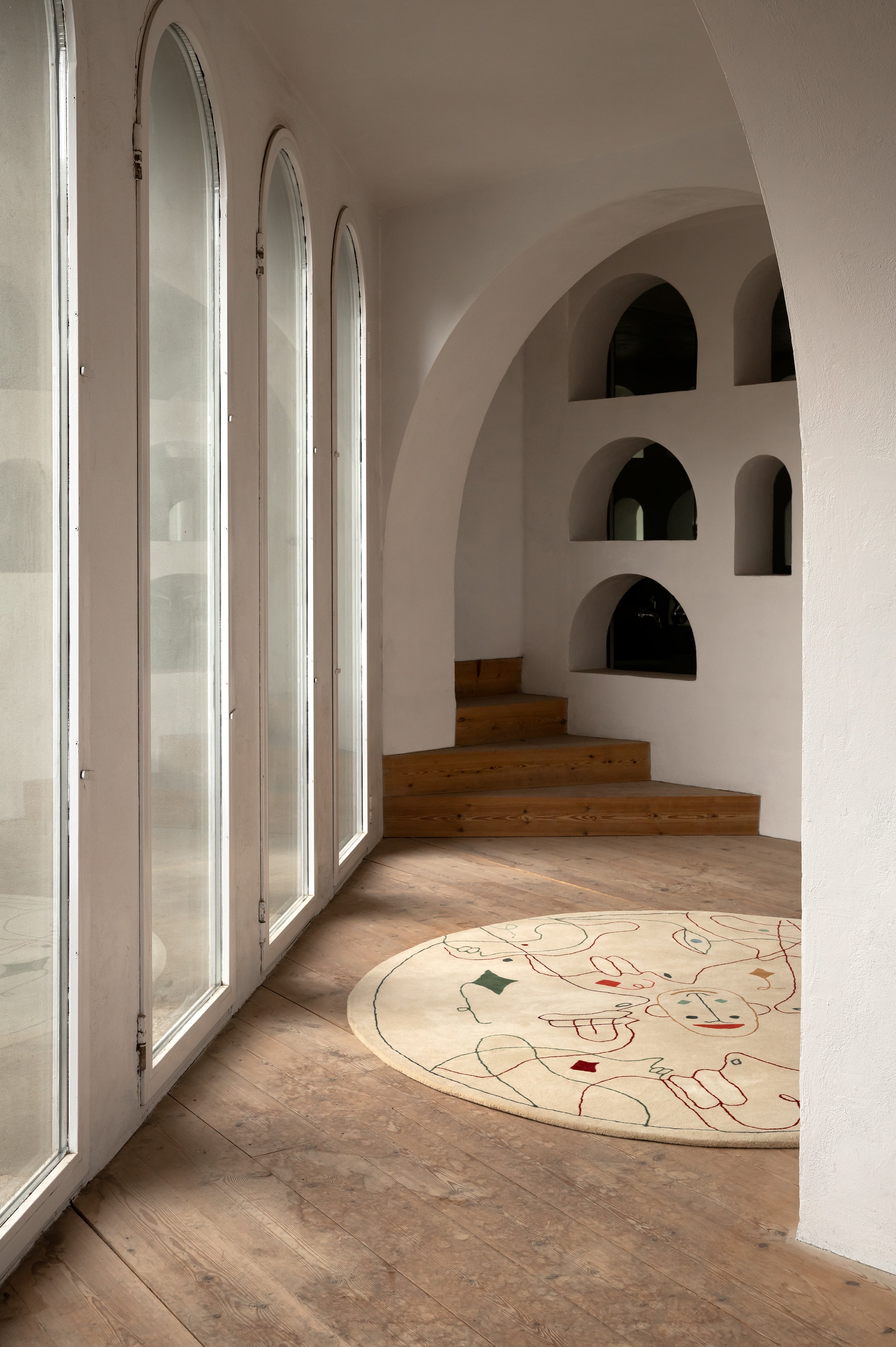 Nanimarquina Silhouette Round Tufted Rug