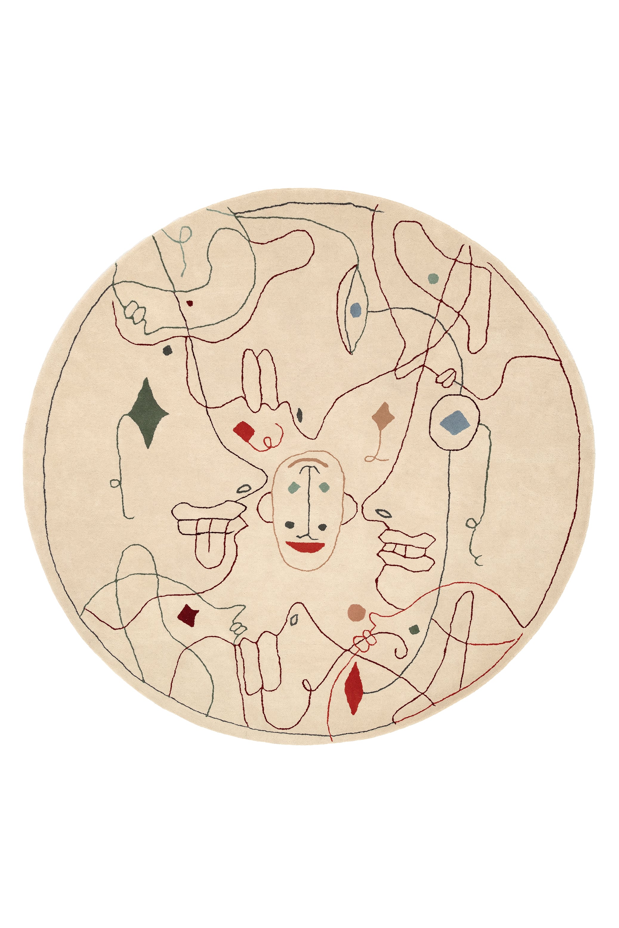 Nanimarquina Silhouette Round Tufted Rug