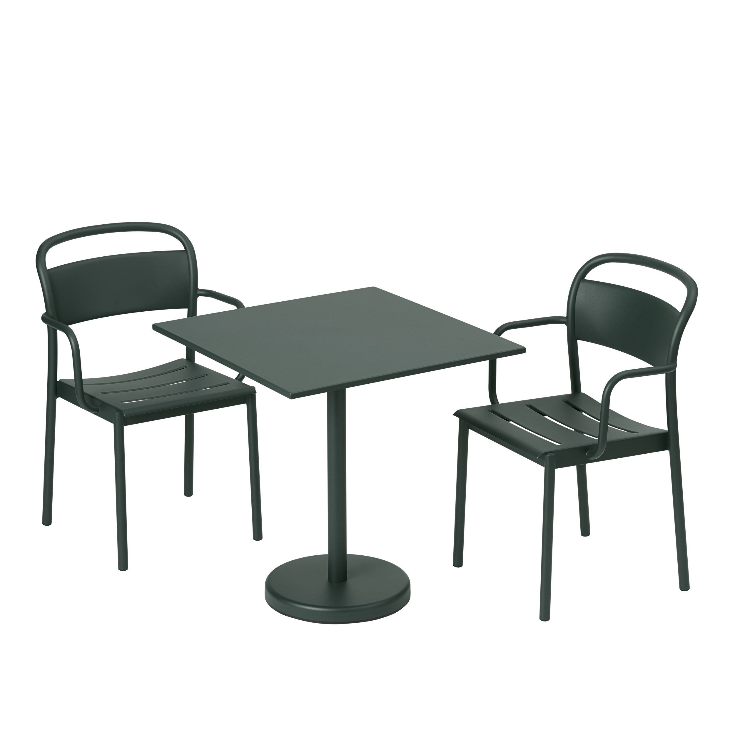 Muuto Linear Steel Outdoor Cafe Table - Square